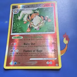 Nintendo Pokemon TCG Arcanine 1/111 Rising Rivals Reverse Holo Rare Eng 2009 - Image 3
