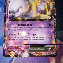 Pokemon TCG Mewtwo EX XY107 XY Black Star Promo Holo Card 2016 English TCG - Image 2