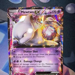 Pokemon TCG Mewtwo EX XY107 XY Black Star Promo Holo Card 2016 English TCG - Image 3