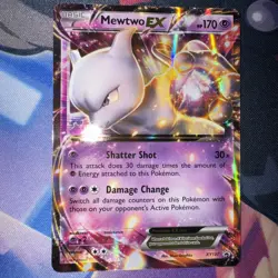 Pokemon TCG Mewtwo EX XY107 XY Black Star Promo Holo Card 2016 English TCG - Image 4