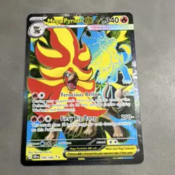 Pokemon Mega Pyroar ex 099/086 Me04: Chaos Rising Holo - Full Art A - Image 1