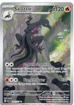 Salazzle 224/217 Illustration Rare Full Art Ascended Heroes Pokemon TCG Holo - Image 1