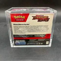 Pokemon SV10 Destined Rivals English Booster Box Sealed w/Acrylic Case - Image 2