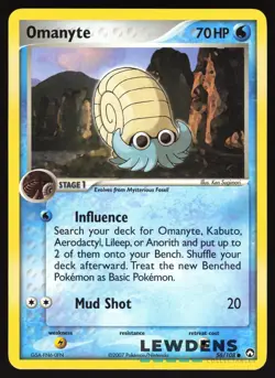 Omanyte - 56/108 - Common - EX Power Keepers - Pokemon Card - 1 - Image 1