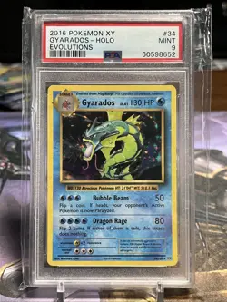 Gyarados 34/108 Holo PSA 9 - Evolutions - Pokemon TCG - Image 1