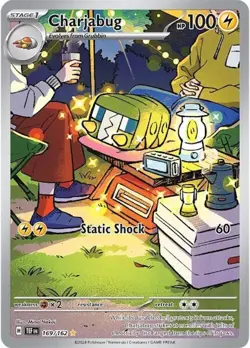 Charjabug Holo Pokemon SV05: Temporal Forces 169/162 NM - Image 1