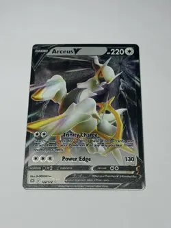 Arceus V 122/172 Metal Card Brilliant Stars Ultra Premium Collection Pokemon NM - Image 1