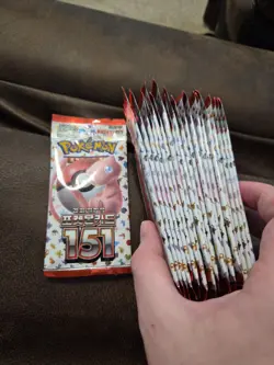 20 PACKS Of KOREAN POKEMON 151 BRAND NEW US SHIPPING - Image 1