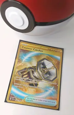 Counter Catcher 264/182 UR Pokemon TCG Paradox Rift Ultra Rare Trainer Card NM - Image 1
