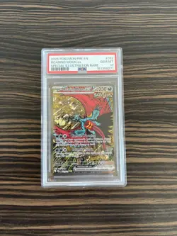 ROARING MOON EX 2025 POKEMON SPECIAL ILLUSTRATION RARE #162/131 PSA 10 - Image 1