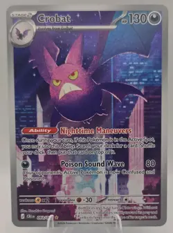 Pokemon Crobat 093/198 Chilling Reign Holo Rare Stage 2 130HP English 2021 - Image 1