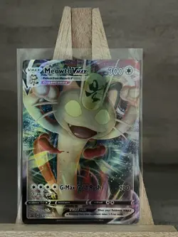 Meowth VMAX SWSH005 Pokemon Sword & Shield Promo P Holo - Image 1