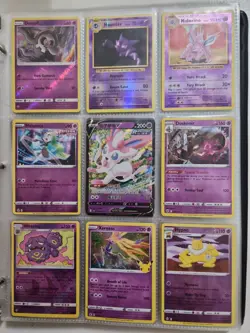 Pokemon Binder w/ only Holo & Reverse Holo cards with lots of rares - Image 1