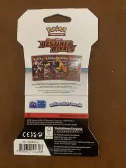 Pokemon TCG Destined Rivals Sleeve Packs New Sealed 5 Pack - Image 3