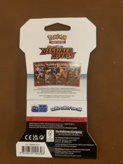 Pokemon TCG Destined Rivals Sleeve Packs New Sealed 5 Pack - Image 5
