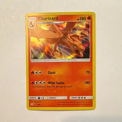 Pokemon TCG Charizard 5/18 Detective Pikachu Holo Rare Eng 180 HP 2019 Stage 2 - Image 1