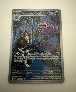 The Pokemon Company Team Rocket's Weezing 199/182 Sv10 Illus Rare Holo 130 HP EN - Image 1