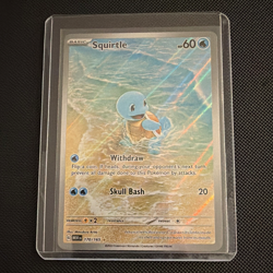 Squirtle 170/165 SV Scarlet & Violet 151 Illustration Rare Holo - Image 1