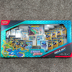 Pokemon TCG Crown Zenith Sea & Sky Premium Collection Box 55 Cards Promo 2024 - Image 1
