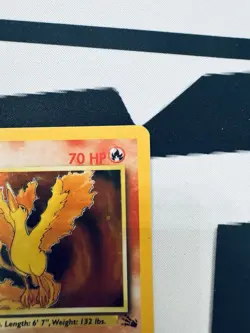 Moltres Fossil 12/62 Holo Rare Unlimited Pokemon - Image 3