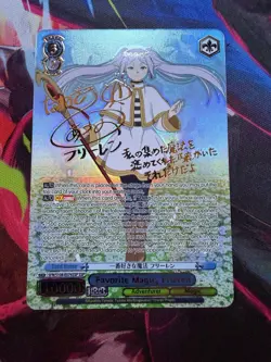 Weiss Schwarz Favorite Magic Frieren SFN/S108-E074 SSP SIGNATURE - Image 1