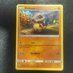 Pokemon Card Cubone 7/12 McDonald's Set Holo Promo 2018 - Image 1