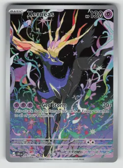 Xerneas 091/086 Holo Illustration Rare Chaos Rising Pokemon Near Mint - Image 1