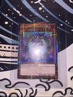 Dark Magician Girl the Dragon Knight Quarter Century Secret Rare Card RA03-EN258 - Image 1