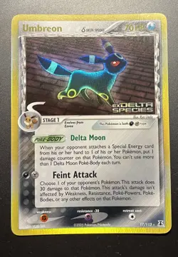 UMBREON 17/113 | Delta Species Reverse Holo Stamped Pokemon Card - Image 1