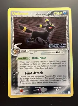UMBREON 17/113 | Delta Species Reverse Holo Stamped Pokemon Card - Image 4