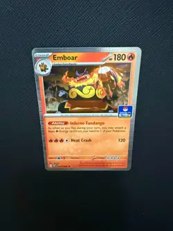 Pokemon Asia Exclusive Emboar Gym Promo Stamped 013/086 - Image 1