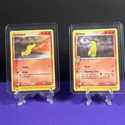 Pokemon TCG Lot Cyndaquil 59/100 & Quilava 51/100 NM Sandstorm 🔥 - Image 1