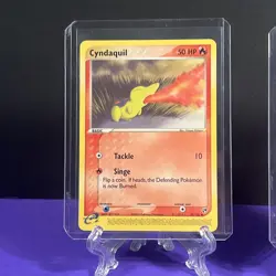 Pokemon TCG Lot Cyndaquil 59/100 & Quilava 51/100 NM Sandstorm 🔥 - Image 2