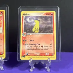 Pokemon TCG Lot Cyndaquil 59/100 & Quilava 51/100 NM Sandstorm 🔥 - Image 3
