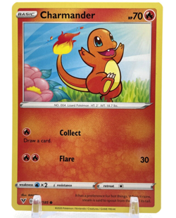 Pokemon Sword & Shield VIVID VOLTAGE 023/185 Charmander 4X Mint/NM Playset X4 - Image 2