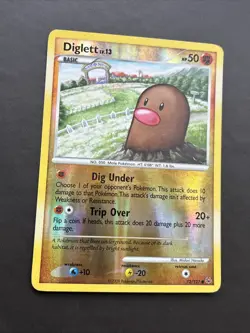Pokemon TCG Diglett 72/127 Platinum Reverse Holo LP - Image 4