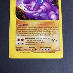 Nidoking 24/147 Mint Aquapolis Rare Deutsch 2002 Pokemon - Image 3