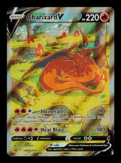 Pokemon Card Charizard V SWSH260 Sword & Shield Promo SWSH Holo Promo FA NM 2022 - Image 1