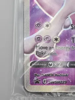 Mewtwo V SWSH229 Sword & Shield Promo Full Art Pokemon TCG NM - Sealed - Image 4