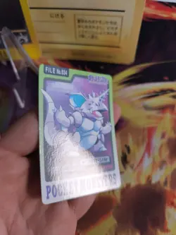 Pokemon Karte Card Nidoking Pocket Monsters 1997 Carddass Bandai japanese NM - Image 3
