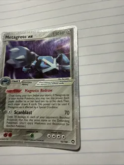 Pokemon Metagross EX Holo Card 95/108 MB/LP - Image 3