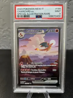 PSA 9 Charizard ex 199/165 Pokemon 151 Pokemon Card Italiano ITA MINT - Image 1