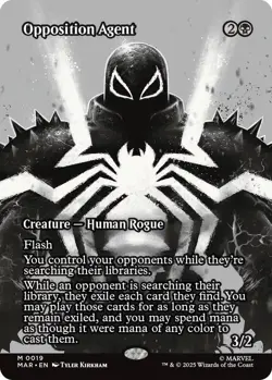 NM Borderless Opposition Agent, MTG, Marvel's Spider-Man, Magic, 19 - Image 1