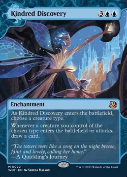 🧙Kindred Discovery M 0022 WOT Wilds Of Eldraine Throne Of Eldraine MTG - Image 1
