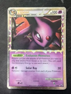 Espeon Prime 81/90 Holo Undaunted Pokemon - LP - Image 1