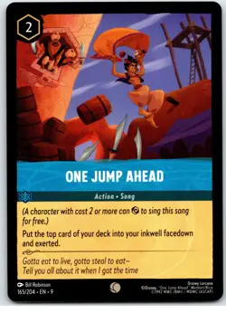 #165 One Jump Ahead Common Sapphire PLAYSET x4 2025 Disney Lorcana Fabled 4x - Image 2