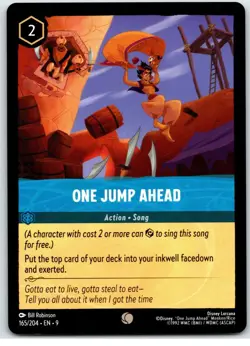 #165 One Jump Ahead Common Sapphire PLAYSET x4 2025 Disney Lorcana Fabled 4x - Image 4