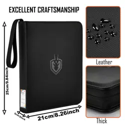 Jumbo Card Binder - Size L, Fits 100 Jumbo Cards 3-Rings Binder for Oversized - Image 2