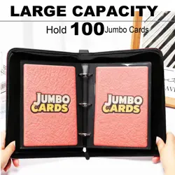 Jumbo Card Binder - Size L, Fits 100 Jumbo Cards 3-Rings Binder for Oversized - Image 5