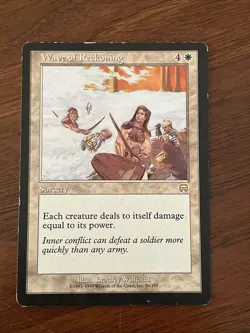 MTG Wave of Reckoning - Mercadian Masques Heavily Played English - Image 1